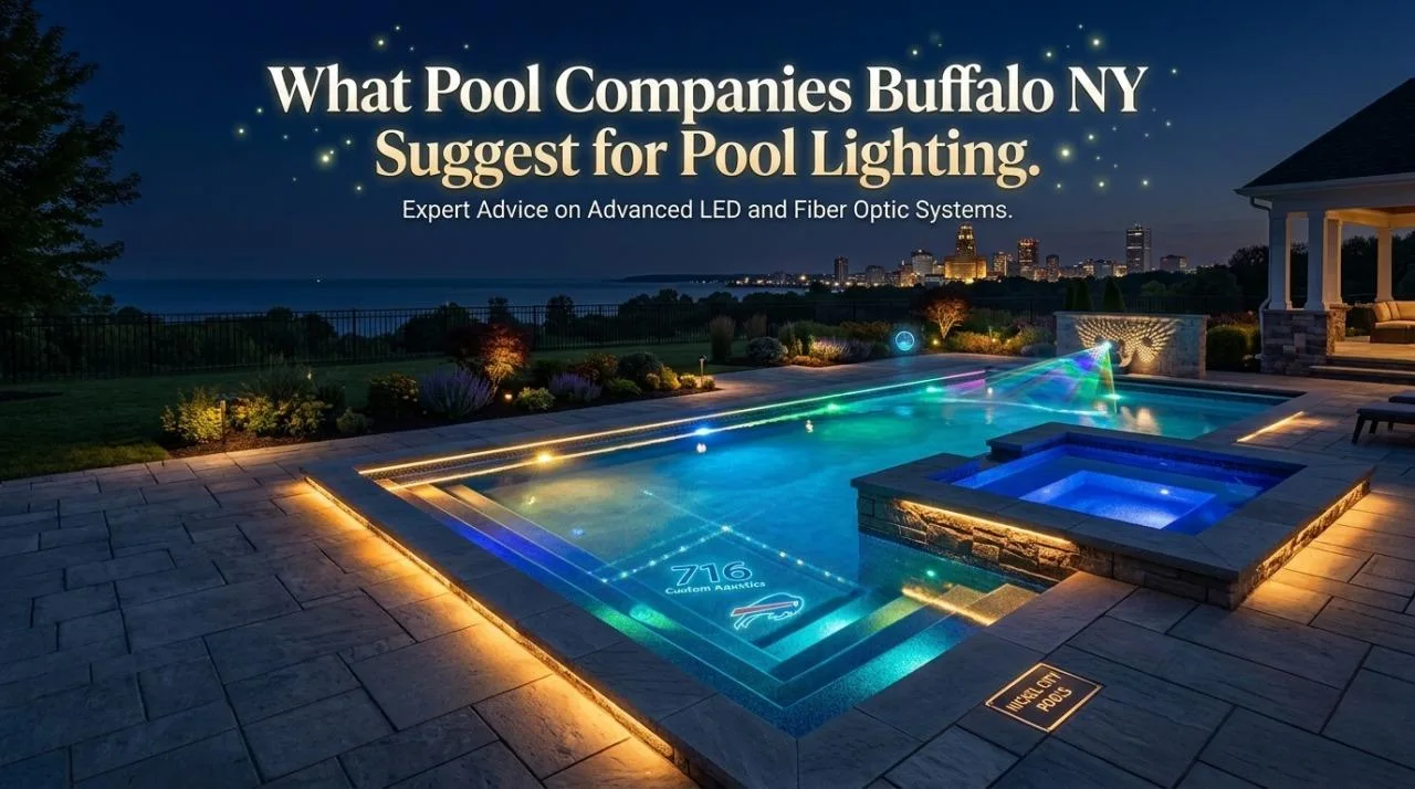 What Pool Companies in Buffalo NY Suggest for Pool Lighting